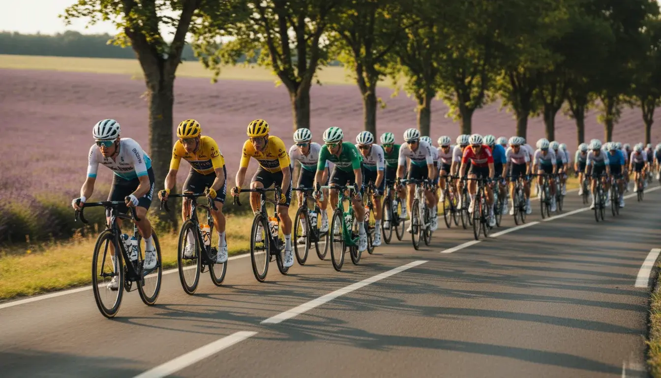 Soorten weddenschappen bij de Tour de France met wielrenners in het peloton