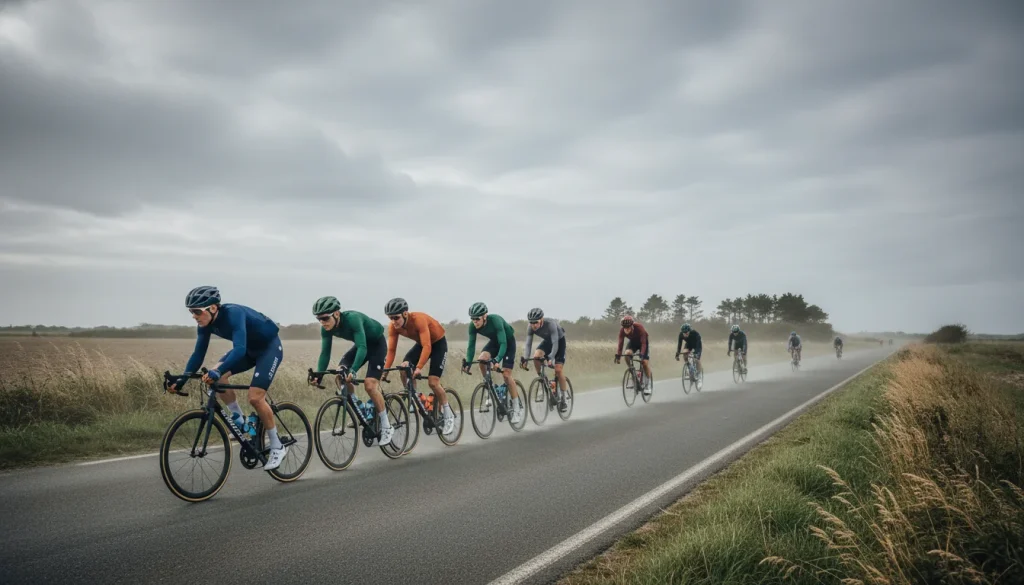 Waaierritten Tour de France wedden wind